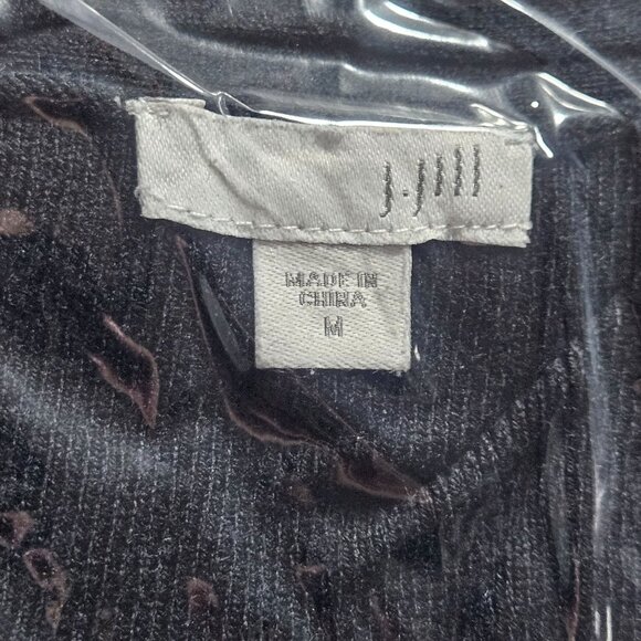 J. Jill Woman Black Wool Cardigan M Lagenlook Minimalist Quiet Luxury Capsule - Picture 14 of 14